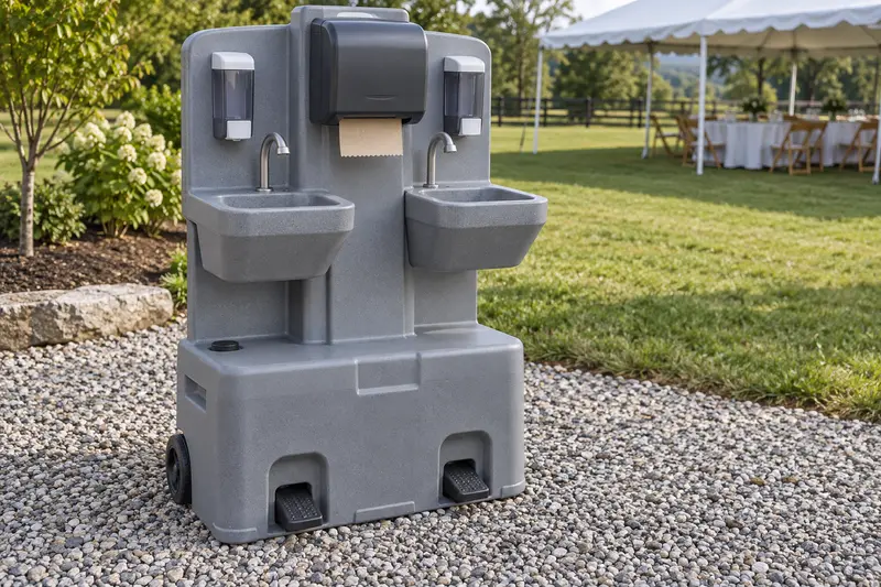 Multiple-basin handwashing station